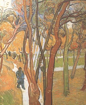 Vincent Van Gogh The Walk:Falling Leaves (nn04) china oil painting image